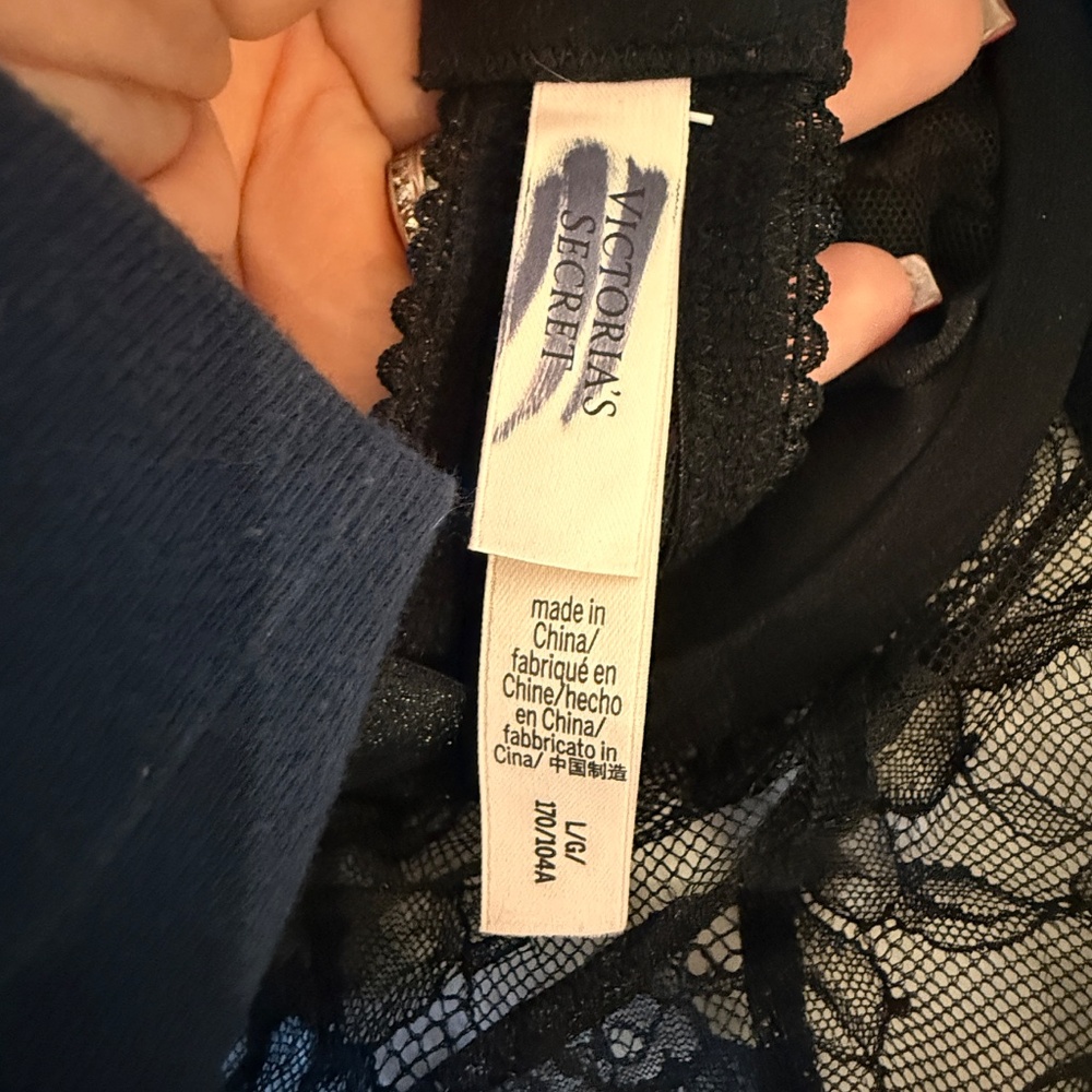 New! Victoria's Secret Very Sexy Wicked Unlined Rose Lace Babydoll 45896 - Picture 12 of 14
